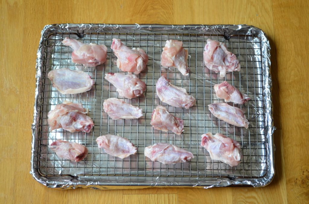 oven baked chicken wings before seasonings