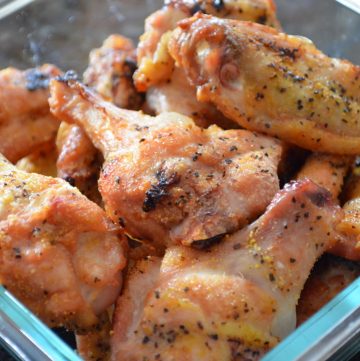 crispy oven baked chicken wings with every day spices